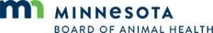 Minnesota Board of Animal Health logo in blue